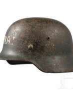 Greece. Stahlhelm M 35, deutsch, beim griechischen Widerstand/Armee weiterverwendet