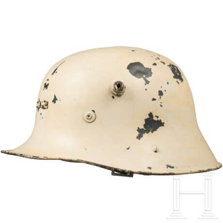 Helm M 27 "Vickers", weiterverwendet beim Zivilschutz - photo 1
