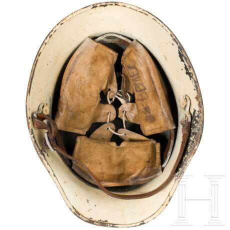 Helm M 27 "Vickers", weiterverwendet beim Zivilschutz - photo 2