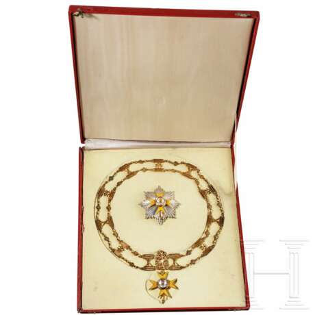Vatikan - Orden vom Goldenen Sporn oder von der Goldenen Miliz, Kollanen-Set im Etui - photo 1