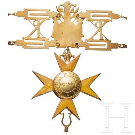 Vatikan - Orden vom Goldenen Sporn oder von der Goldenen Miliz, Kollanen-Set im Etui - photo 5