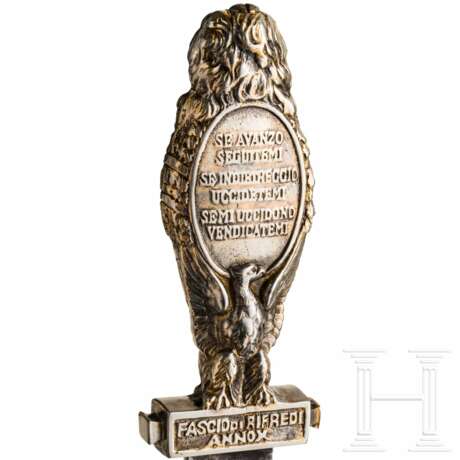 Geschenkdolch des Fascio di Rifredi (Firenze) zum zehnjährigen Bestehen des MVSN 1933 (Decennale della MVSN) - Foto 5