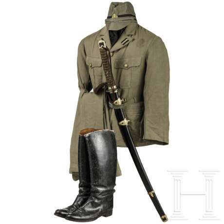 Uniform- und Ausrüstungsensemble eines Unteroffiziers der Marineinfanterie im Zweiten Weltkrieg - Foto 1