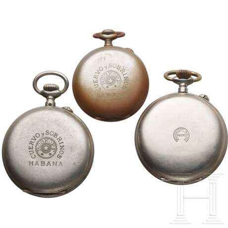 Drei Taschenuhren "Roskopf Patent", Kuba, um 1900 - 1920 - Foto 2