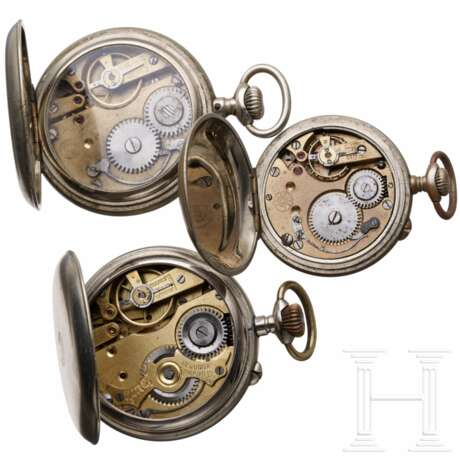 Drei Taschenuhren "Roskopf Patent", Kuba, um 1900 - 1920 - Foto 3