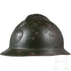 Stahlhelm Adrian M26, verwendet von der mexikanischen Kavallerie