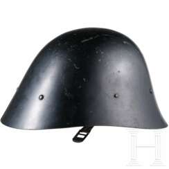 Stahlhelm mit Ärmelschild, Luftschutzbund (LBD)