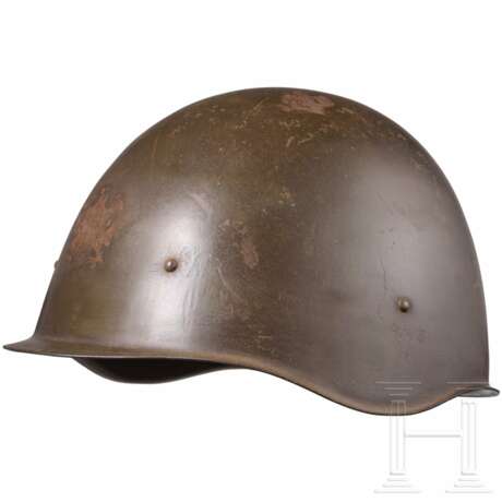 Stahlhelm Ssh 40 für die polnische Armee im Osten, Sowjetunion, datiert 1944 - photo 1