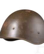 Poland. Stahlhelm Ssh 40 für die polnische Armee im Osten, Sowjetunion, datiert 1944