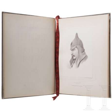 Stalin und die Rote Armee, Prunkausgabe, erstellt zum 50. Jubiläum von I. Stalin, Sowjetunion, 1938 - photo 3