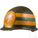 Helm M-1 mit Truppenbemalung (Besatzungspolizei?) - Foto 4