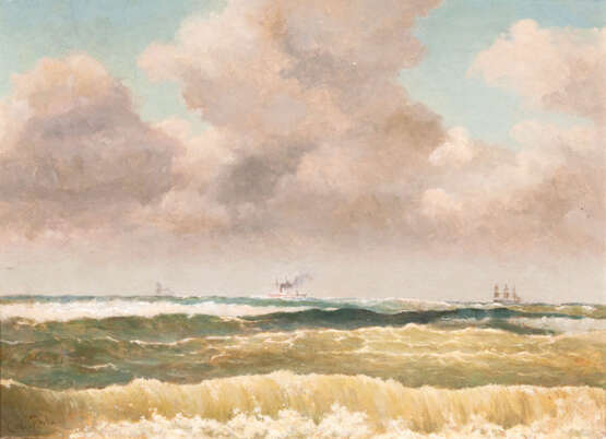 Carl Ludvig Bille ''Schiffe am Horizont'' - Foto 1
