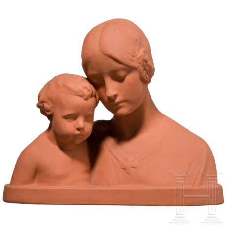 Josef Limburg (1874 - 1955), Mutter mit Kind (Nr. 607), Cadinen-Manufaktur, Berlin, 1. Hälfte 20. Jhdt. - photo 1
