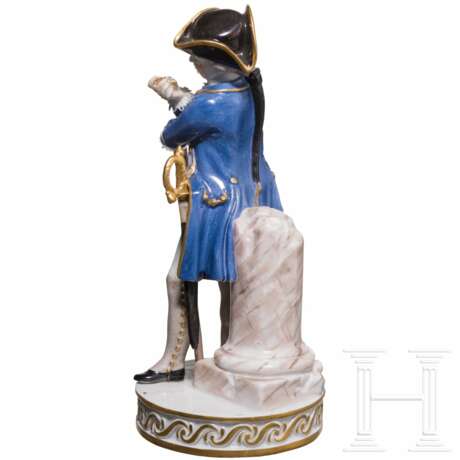 "Knabe als Offizier" (Soldat), Michel Victor Acier, 1775 (Entwurf), Meissen, 1860 - 1924 (Ausführung) - photo 2