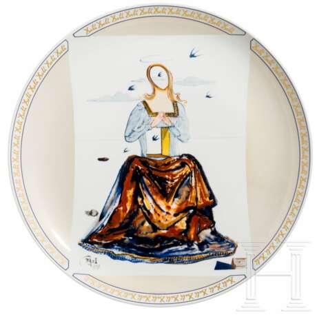 Großer Wandteller "La Virgen de Las Golondrinas" nach Dali, 1979 - photo 1