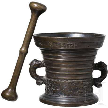 Renaissance-Bronzemörser, Niederlande, datiert 1573 - photo 1