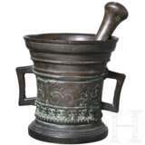 Renaissance-Bronzemörser mit Hauszeichen, Belgien, 2. Hälfte 16. Jhdt. - photo 2