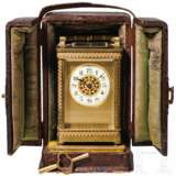 Reiseuhr in schön verziertem Gehäuse, um 1870 - photo 2