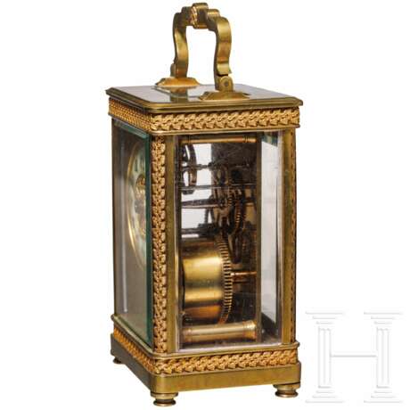 Reiseuhr in schön verziertem Gehäuse, um 1870 - photo 5