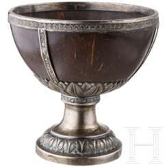 Kokosnuss-Pokal mit Silbermontur, Russland, Moskau, 1834
