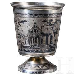 Niello-Fußbecher, Russland, Moskau, 1850 - 1858