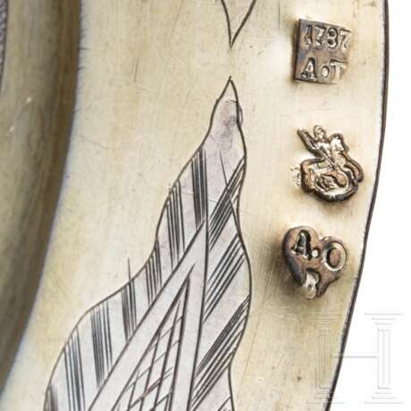 Silberne Tazza (Tafelaufsatz), Russland, Moskau, 1787 - photo 3