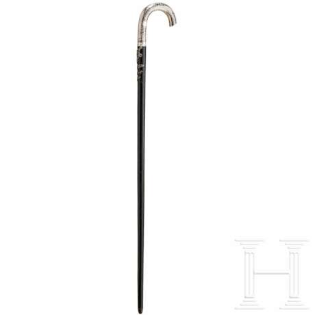 Spazierstock mit Silber- und Niellogriff, Russland, Kiew, 1908-17 - Foto 1