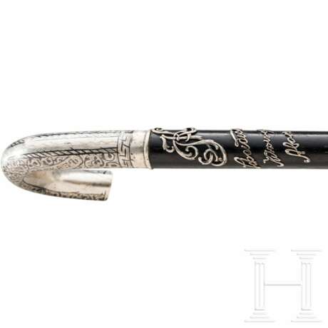 Spazierstock mit Silber- und Niellogriff, Russland, Kiew, 1908-17 - Foto 4