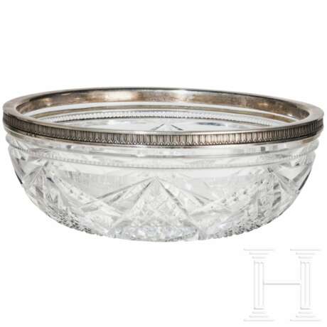 Große Glasschale mit Silbermontur, Russland, St. Petersburg, 1908 - 1917 - photo 2