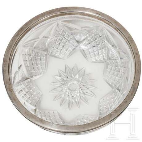 Große Glasschale mit Silbermontur, Russland, St. Petersburg, 1908 - 1917 - photo 3