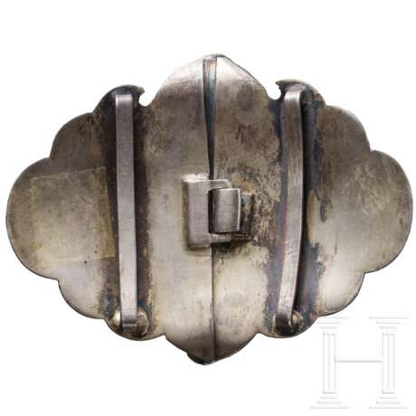 Cloisonne-Email-Gürtelschließe, Russland, Moskau, Semen Kazkow, 1908 - 1917 - photo 2