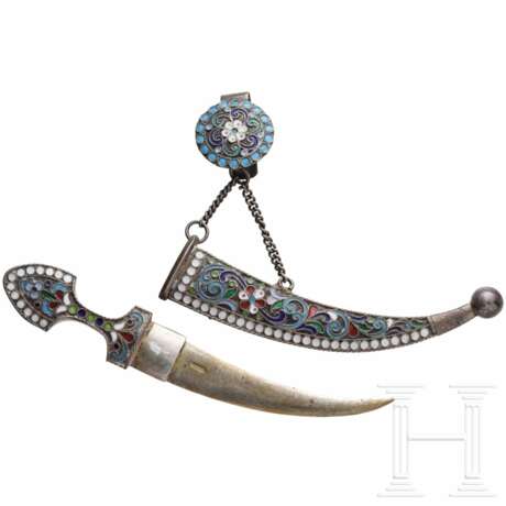Miniatur-Kindjal aus Cloisonné-Email, Russland, St. Petersburg, 1908 - 1917 - photo 3