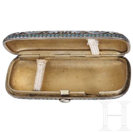 Cloisonné-Email-Zigarettenetui, Russland, Moskau, Gustav Klingert, 1891 - 1896 - фото 5