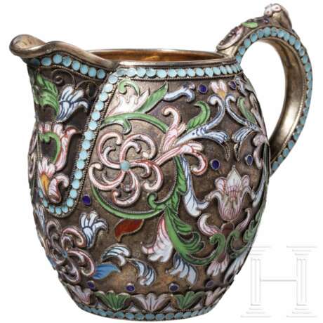 Cloisonné-Email-Sahnegießer, Russland, Moskau, 1888 - photo 1