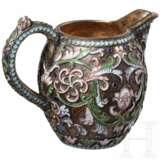 Cloisonné-Email-Sahnegießer, Russland, Moskau, 1888 - photo 2