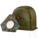 Mit Gold und Diamanten besetzter Nephrit-Fotorahmen im Stil von Fabergé - photo 1