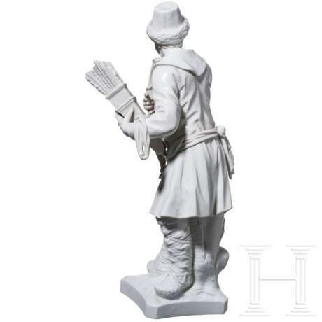 Russischer Bogenschütze - KPM-Porzellanfigur nach dem Tafelaufsatz 1772, Geschenk Friedrichs des Großen an Katharina die Große - photo 4