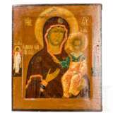 Ikone mit der Gottesmutter von Smolensk (Smolenskaja), Russland, um 1800 - photo 1