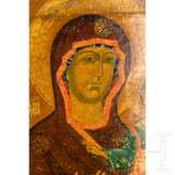 Ikone mit der Gottesmutter von Smolensk (Smolenskaja), Russland, um 1800 - photo 3