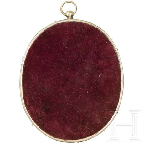 Ikone mit der Gottesmutter Iwerskaja mit Email-Oklad, Russland, Ende 19. Jhdt. (Ikone), Moskau, Dmitri A. Gorbunow, 1890 (Oklad) - Foto 5