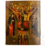 Großformatige Ikone mit der Deesis mit Silberokad, Russland, Woronesch, 1847 - фото 2