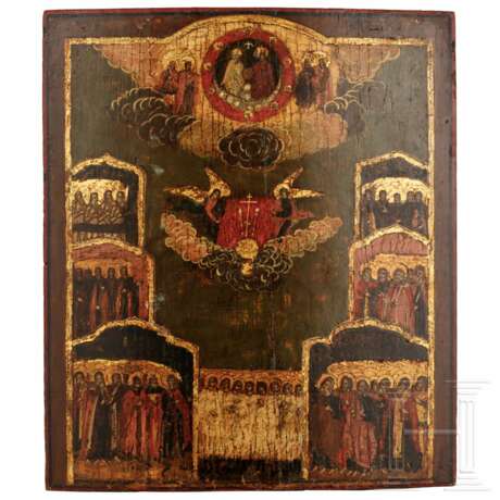 Große Ikone "Allerheiligen", Russland, um 1800 - photo 1