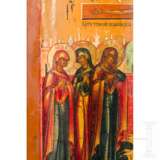 Ikone mit der Kreuzigung Christi, Russland, 19. Jhdt. - photo 4