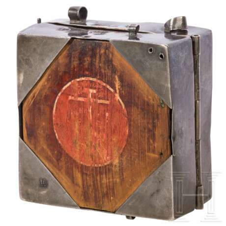Reisetriptychon mit Silbermontierung mit der Verklärung Christi, Russland, Twer, 1831 - photo 3