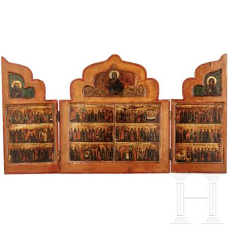 Ikonen-Triptychon, Russland, 19. Jhdt. - photo 1