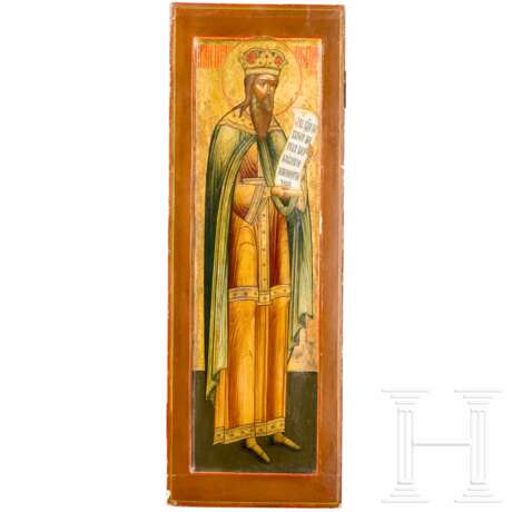 Große Ikone mit König Melchisekdek, Russland, 19. Jhdt. - Foto 1