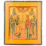 Ikone mit sechs Heiligen, Russland, Anfang 20. Jhdt. - photo 1