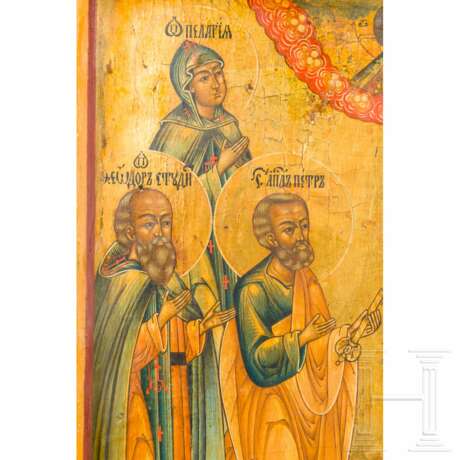 Ikone mit sechs Heiligen, Russland, Anfang 20. Jhdt. - photo 4