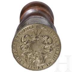 Zunftsiegel der Lohgerber zu Hildesheim, deutsch, um 1700