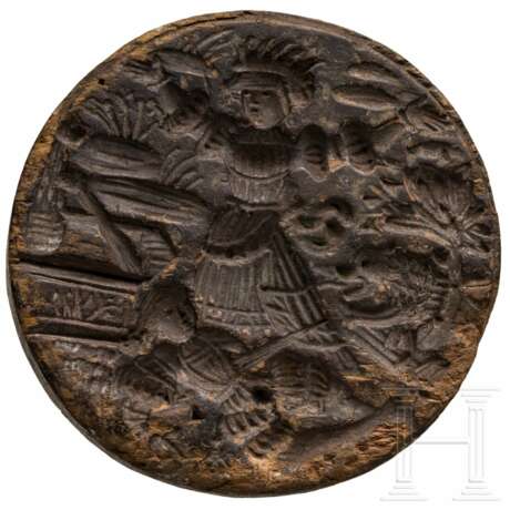 Hölzerne Lebkuchenmodel, deutsch, vermutlich Nürnberg, um 1530 - photo 1